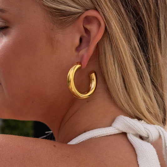 Jolie Large Hoops