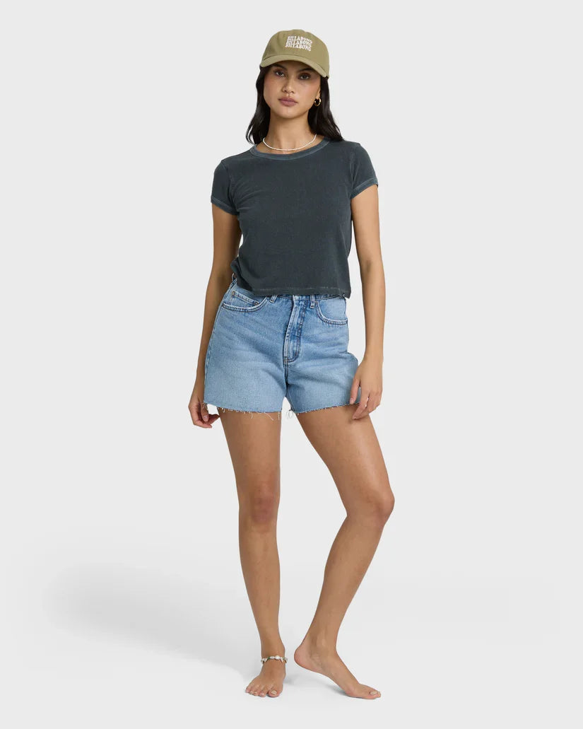 Riley Cut-Off Denim Shorts