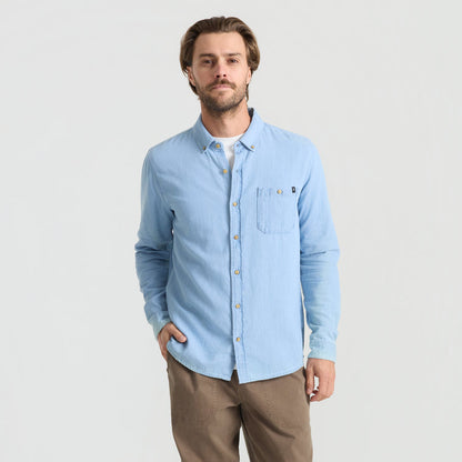 Scholar Chambray Button Up Shirt